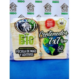 CHAROLA 7X7 LISO BIO