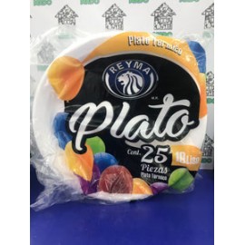 PLATO REDONDO 10 LISO