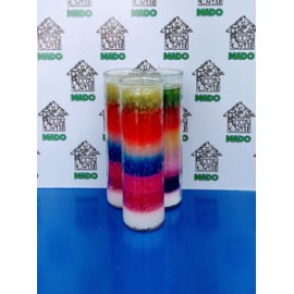 VELADORA 7 COLORES PZ