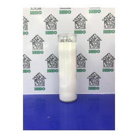 VELADORA BLANCA LISA PZ